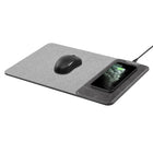 General Supply Goods + Co 10W Rolled Up Mouse Pad Wireless Charger - Textured Grey-Output Power: 5W/7.5W/10W