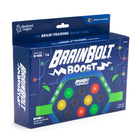 Educational Insights BrainBolt Boost-How to play: choose from three games: Classic, Memory Boost (with marathon mode), or Sound Duos! Follow the pattern of lights, watch for different colored tiles, or match duos of sounds together by pressing tiles. Whichever way you play, boost your memory and reaction skills!
