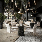 Zuo Pola Dining Chair - White - Set of 2-Chair Weight Capacity: Supports up to 440 lb