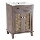 Modway Lilo 24" Bathroom Vanity - Grey/White-7