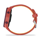 Garmin Forerunner 170 Music Smartwatch - Red Pink with Red Pink/Mango Band-On-The-Go Features allow you to download your Spotify, Amazon Music, or Deezer playlists directly to your watch for phone-free listening (subscription may be required) and make contactless payments right from your wrist with Garmin Pay