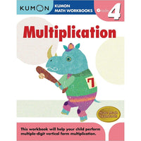 Kumon Publishing Kid's Educational Workbooks Multiplication - Grade 4-Children's Educational