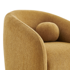 Modway Holland Swivel Chenille Fabric Armchair - Mustard-8