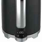 Salton NuRetro Digital 1.7 L Kettle - Midnight Black- Water level window allows you to boil what you need and reduce energy waste. 