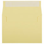 JAM Paper A9 Coloured Invitation Envelopes with Peel & Seal Closure - 5 3/4 x 8 3/4 - Canary Yellow - 100 Pack-These envelopes are perfect to use for sending invitations, greeting cards, RSVP's, thank you cards, gifts for birthdays, graduations, holidays and more