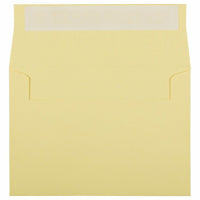 JAM Paper A9 Coloured Invitation Envelopes with Peel & Seal Closure - 5 3/4 x 8 3/4 - Canary Yellow - 100 Pack-These envelopes are perfect to use for sending invitations, greeting cards, RSVP's, thank you cards, gifts for birthdays, graduations, holidays and more