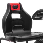 Aosom Kids Pedal Go Kart with Adjustable Seat and Shock Absorption - Red-Handles multiple types of ground, including cement, brick road, and asphalt roads 