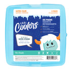 Fit + Fresh Cool Coolers Ultra Slim Ice Packs - 4 Pack-Non-toxic, BPA-free
