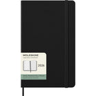 Moleskine 2026 Classic 12-Month Hard Cover Weekly Planner - 5" x 8.25" - Black-Dated from January to December 2026