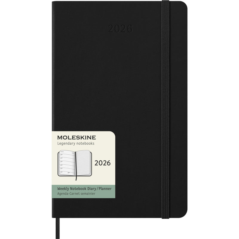 Moleskine 2026 Classic 12-Month Hard Cover Weekly Planner - 5