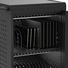 Luxor 30-Device USB-C Secure Charging Cart for Up to 16" Laptops-25 Padded slots and built-in cable management prevent damage 