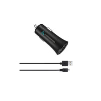 Axessorize 12W PROCharge Micro USB Cable + Car Charger - 1.2m-1.2M length.