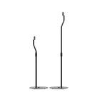 Kanto Height Adjustable Satellite Speaker Stands - Black-Universally compatible with satellite speakers weighing up to 9 lbs.