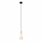 Modway Beacon 1-Light Pendant Light - Opal Black-Height-Adjustable Cable
