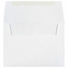 Jam Paper A2 Invitation Envelopes - 4 3/8" H x 5 3/4" W - White - 25 Pack-These envelopes are perfect to use for sending invitations, greeting cards, RSVP's, thank you cards, gifts for birthdays, graduations, holidays and more