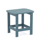 Backyard Lifestyles Side Table - Teal-Durable Weather Resistant Polystyrene: HIPS, High Impact Polystyrene.