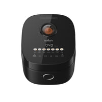 Salton Multifunction Micom Rice Cooker - 12 Cups -Turbo fan prevents overflow and exhausts steam to enhance flavor