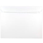 JAM Paper 9 x 12 Open End Envelopes with Peel and Seal Closure, White, 500 Pack (356828785)-White Envelope