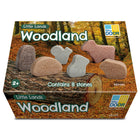 Yellow Door Little Lands Woodland 8-Piece Set-Created using a durable stone mix, they are tough enough to be used in leaves, water, sand, soil and mud, making them perfect for outdoor adventures and small world play.