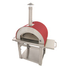 Kucht Venice Outdoor Wood‑Fired Pizza Oven - Red-Firebricks Interior Floor