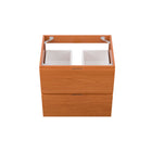 Modway Scenic 24" Wall-Mount Bathroom Vanity Cabinet - Cherry/Walnut-Assembly Required
