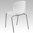 Flash Furniture HERCULES Series Stack Chair - White-Stacks up to 5 Chairs High