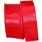 JAM Paper Single Face Satin Ribbon - 2 1/2" W x 50 yd. - Red-Size: 2.5" x 50 yards