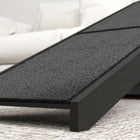PawHut 59" L Pet Ramp with Non-slip Carpet - Black-Colour: Black 