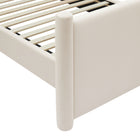 Modway Rael Performance Velvet Full Platform Bed - Alabaster-7