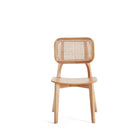 Manhattan Comfort Versailles 18.5" Industry Chic Dining Chair - Nature - Set of 2-Seat Made from Plywood