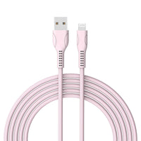 Basic Tech 3ft Lightning Cable - Pink-Sleek & Tangle Free
