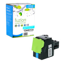 fuzion Lexmark C544X1CG Remanufactured Toner - High Yield Yield - Cyan-Cyan