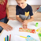 Miniland Pre-Writing Basics Patterns Set-They can be used on a range of surfaces with pencils, crayons, chalk, or finger paints