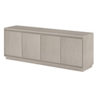 Hudson&Canal Presque TV Stand for TV's up to 75" - Alder White-The top has a weight capacity of 75lbs, lower shelves can hold 25lbs each