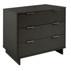 Manhattan Comfort Granville 37.8" Modern Dresser - Dark Grey-Home Assembly Required. All Hardware Included
