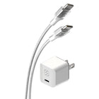 Scosche PowerVolt 30W & Premium 8' Braided Cable - White-30W USB-C Power Delivery offers fast charging and rapid data transfer