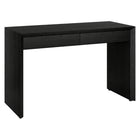 Hudson&Canal Pembroke 48'' Desk - Black Grain-A modern contemporary design for your home office, kitchen nook, den, and more