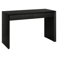 Hudson&Canal Pembroke 48'' Desk - Black Grain-A modern contemporary design for your home office, kitchen nook, den, and more