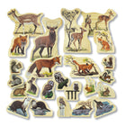 Yellow Door Woodland Animal Families Wooden Characters 12-Piece Set-This exquisitely illustrated set of 12 double-sided woodland animals is a wonderful way to nurture understanding of our natural world and will inspire children to learn more about it.
