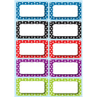 Ashley Die Cut Magnet Nameplates, Color Dots, 40 Pack (ASH10118)-Design: Color dots