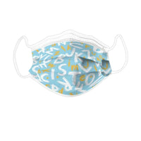 Orange River Kids 3 Layers Disposable Face Mask - Letters Design - 10 Pack-Letter Print