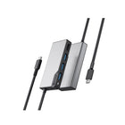 ALOGIC Fusion CORE V2 5-in-1 USB-C Hub-The Fusion Hub's small size is especially convenient on small desks or desks with limited available space. Its polished space grey exterior complements modern desks and modern devices, including contemporary iPads and MacBook Pros, or any Android phones, tablets and laptops. ALOGIC's engineers have designed a slim and lightweight hub that's perfect for staying connected between the office, home and on the road.