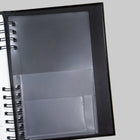 Brownline 2027 CoilPro Daily Planner Twin-wire binding, lizard-like hard cover - 8" x 5" - Black-Black