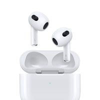 Apple AirPods (3rd Generation) with Lightning Charging Case-Personalized Spatial Audio with dynamic head tracking places sound all around you