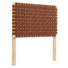 Modway Sparta Weave Vegan Leather Twin Headboard - Natural Brown-Twin Size Headboard Only