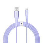 LOGiiX Vibrance Braid 1.2M USB-A to Lightning - Lavender-1.2M (*3.94 ft) USB-A to Lightning cable to charge & sync Lightning devices