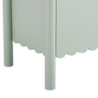 Modway Emmeline 66" 4-Door Scalloped Sideboard Cabinet - Sage-9