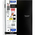 Five Star 3-Subject Premium Notebook With Perforated Pages - 11" x 8-1/2" - Assorted Colours - 150 Sheets-Ruled, 3-hole punched, premium paper designed for durability