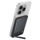 INIU MagPro Slim 5000mah Power Bank - Black-Latest Qi2-Certified 15W Wireless Charging: Solves the industry's slow wireless magnetic charging issue, powering your iPhone 16 up to 40% in just 25 minutes — nearly as fast as wired charging.