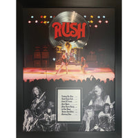 Rush First Album Collage - Framed Print - 29" x 38"-Premium music memorabilia